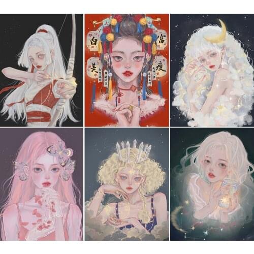 5D Diy Diamond Embroidery Set Diamond Art Cartoon Painted Characters Handmade Crafts Home Decoration Can Be Customized