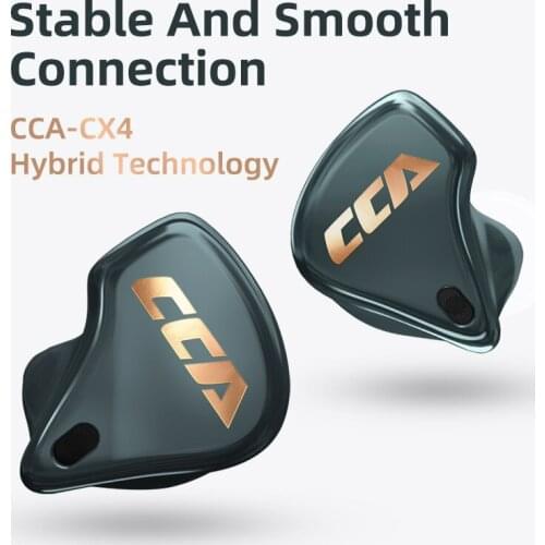 C4X 1BA+1DD Hybrid TWS Bluetooth 5.0 Bluetooth headset Noise Cancelling earpiece Bass earphones Sports earbuds Gaming Headset