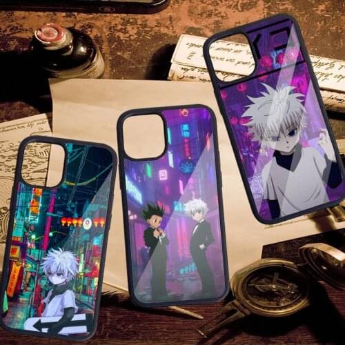 Hunter X Hunter Killua Zaoldyeck Phone Case PC for iPhone 11 12 pro XS MAX 8 7 6 6S Plus X 5S SE 2020 XR