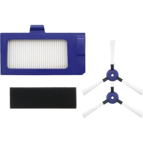 1PCS HEPA Filter + 2pcs side brush for Rowenta ZR710101 Vacuum Cleaner parts Cleaning filter dust filter