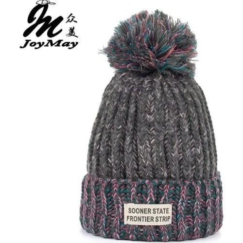Женские шапки с помпонами Joymay China At AliExpress