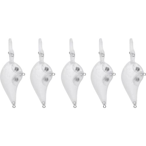 Unpainted Hard Fishing Lures Blank Crankbaits DIY Fishing Body Various To Choose