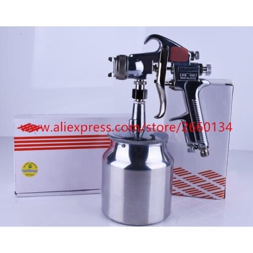 Stainless steel Engraving marks JGX-502 Professional Painting Spray Gun Gravity Feed 1.1mm 1.4mm 1.7mm with 400ml cup
