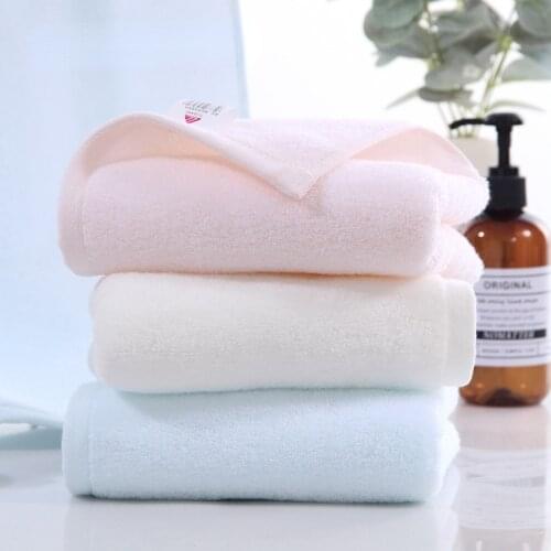 Towel Combed Cotton Fashion Soft Absorbent Children Pregnant Women Towels Bathroom Hand Towels Comfortable Solid Color Terry