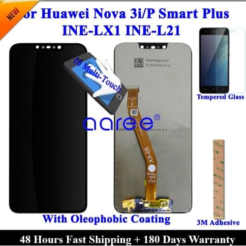 Tested Original LCD Display For Huawei Nova 3i LCD For Huawei P smart plus LCD Display LCD Screen Touch Digitizer Assembly
