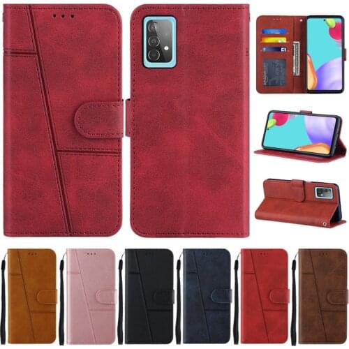 Luxury Flip Wallet Phone Case on For OPPO A52 A72 A92 A54 A74 A93 5G A12 A7 A5s A5 A9 2020 Case for Realme C3 5 Protect Cover