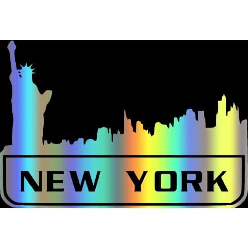 S51595 Various Sizes/Colors Car Stickers Vinyl Decal New York Motorcycle Decorative Accessories
