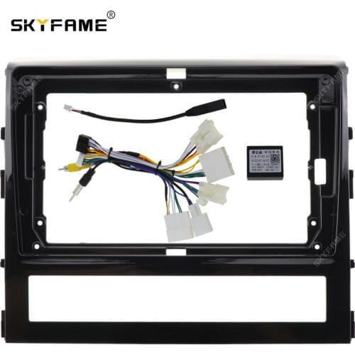 SKYFAME Car frame cable canbus For LAND CRUISER 2016-2019 Big Screen Audio Dash Panel Frame Fascia