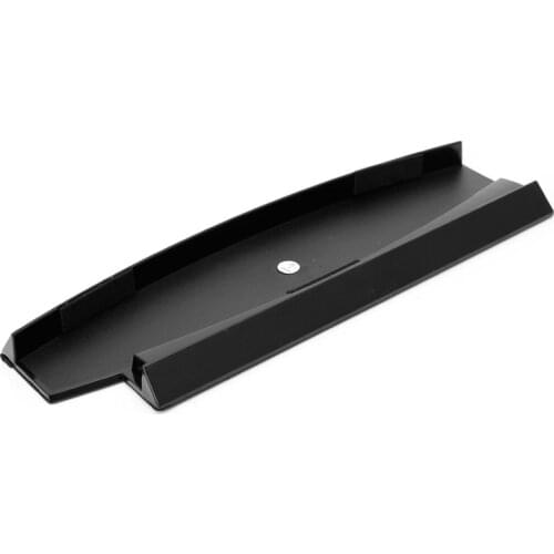 Black Plastic Vertical Stand Holder Hold Dock Base For Playstation PS3 Slim Console 26*8.8cm