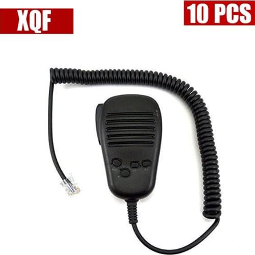 XQF 10PCS Speaker Microphone for YAESU Radio FT-2800M FT-1802M FT-1807M FT-7800R MH-42B6J Radio