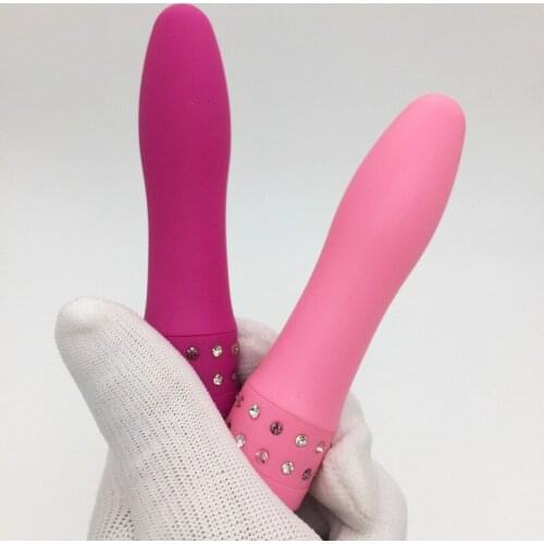 1 Pcs Waterproof Multi Speed Vibrating Diamond Clit Vibrators Sex Bullet, Adult Sex Toys for Women Buttplug