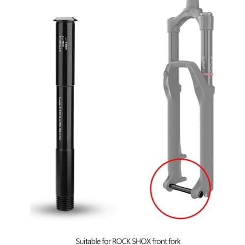 15mm x 110mm Mountain Bike Front Hubs Tube Shaft for ROCK SHOX Front Fork Bicycle Fork Thru Axle Lever Bicycle Accessories