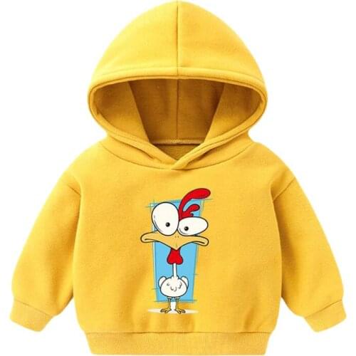 2020 New Arrival Baby boys Girls Toddler Sweatshirts Autumn WinterChildren Plus velvet Hoodies Long Sleeves coat Kids Clothes