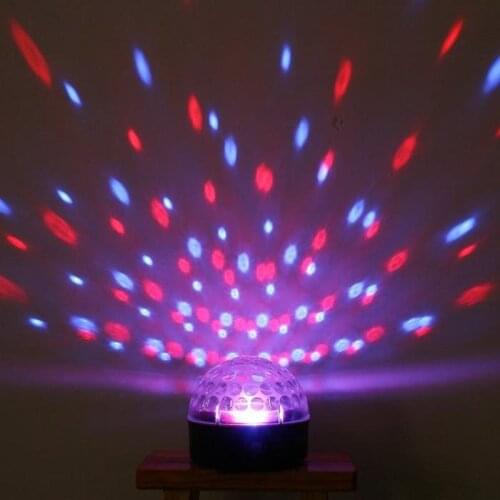 Free Shipping Professional Mini laser Projector Voice-Control Magic Ball DJ Party Stage Lighting Club Disco Party Light Lamp