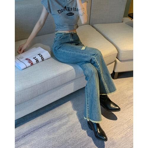 Женские джинсы клеш Free Valley China At AliExpress