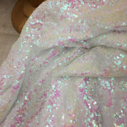 GLace 1Y/Lot Mult colour sequin net fabric for dress costume sequin accessories sequin nightclub dress fabric TX797