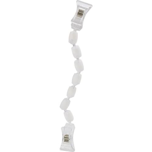 Shelf Top Mounting Pop Clip on Sign Holder Display Clip Label Price Tag Picture Memo Card Snap Note Double Bead Turnable Clamps