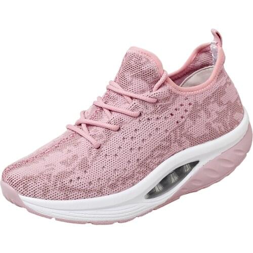 Sneakers Women Tennis Shoes Height Increasing Tenis De Plataforma Para Mujer Female Fitness Wedge Shoes Walking Jogging Trainers