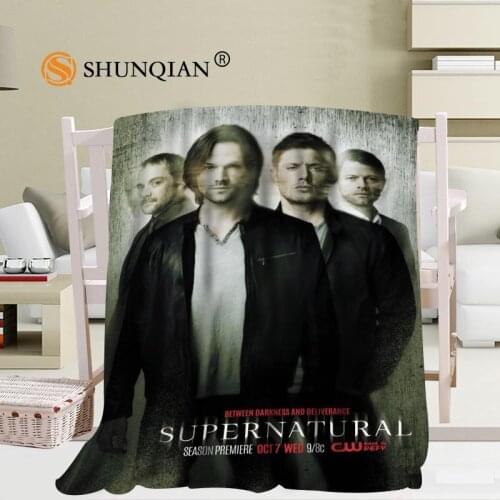 Custom Blanket Supernatural Soft Blanket DIY Your Picture Decoration Bedroom Size 56x80Inch,50X60Inch,40X50Inch