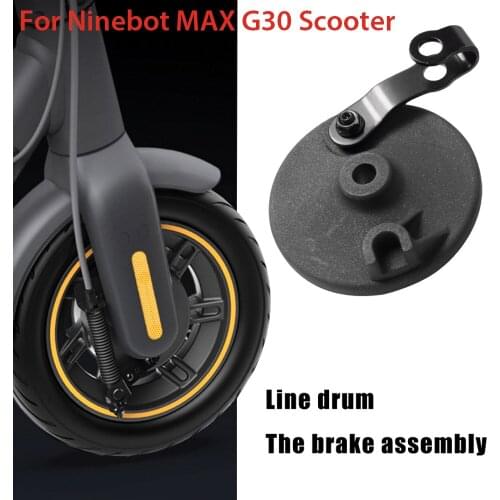 High quality Front Wheel Scooter With Drum Brake Drum Brake For Ninebot MAX G30 Kick Scooter Brake PADS Assembly Parts