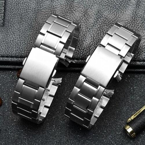 Strap for MDV106 MDV107 MTP-1375 MTP1374 Stainless Steel 22MM Watchband Wrist Watch Bands