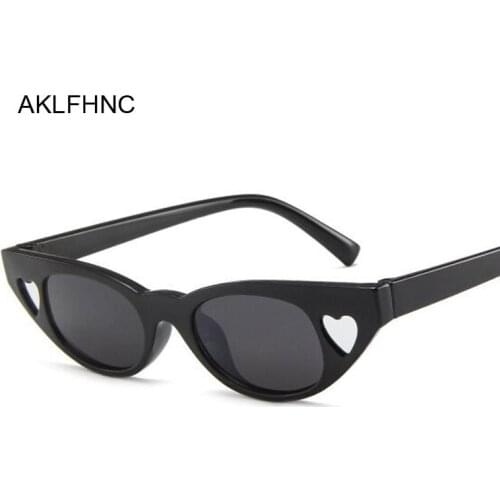 Fashion Cat Eye Sunglasses Women Brand Designer Vintage Retro Love Sun Glasses Female Fashion Cateyes UV400 Shades