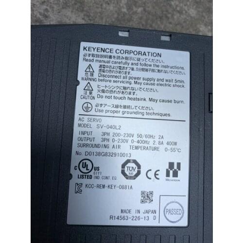 SV-040L2 USED one , Servo Dirver, Good Working