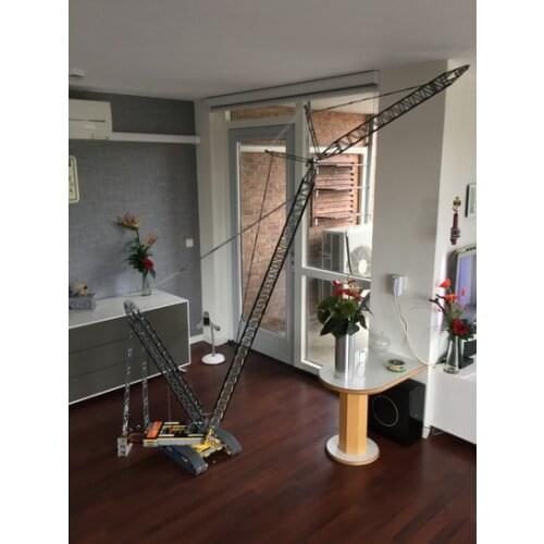 Technology building block moc-46578 crawler crane jib Liebherr- 11000 high difficulty remote control assembly adult toys