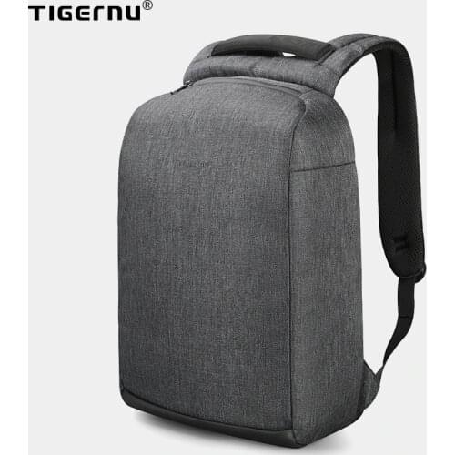 Tigernu New Casual High Quality Waterproof Men Backpack 15.6" Laptop Anti theft With USB Male Mochilas Fashion School Backpacks