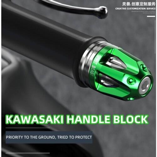 Suitable for Ninja 400 handle plug modification Kawasaki motorcycle general anti-fall handlebar plug Z650 grip balance plug