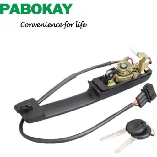 FOR VW PASSAT B3 88-93 OUTER LEFT FRONT DOOR HANDLE CENTRAL LOCK W/ KEYS 357837205A 357837207A 357837205AS