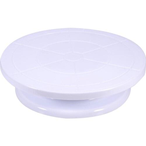 Kitchen Cake Decorating Icing Rotating Turntable Cake Stand Plastic Fondant Baking Tool DIY Anti-skid Round Rotary Table