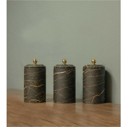 3PC Spice Holder With Metal Lid Salt and Pepper Shakers Spice Container Does Not Contain BPA Canister Set Kitchen Spice Jar