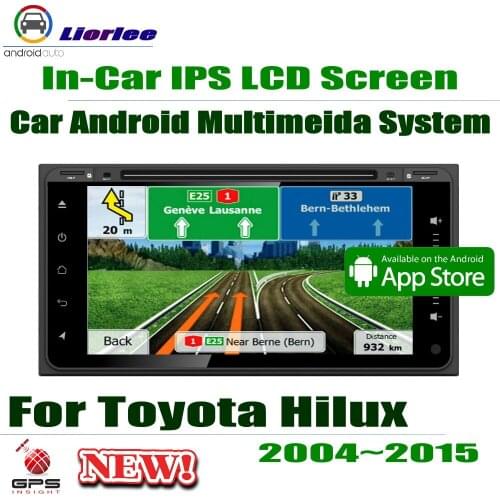 7" HD 1080P IPS LCD Screen Android 8 Core For Toyota Hilux (AN10/AN20/AN30) 2004-2015 Car Radio BT 3G/4G WIFI DVD CD GPS Navi