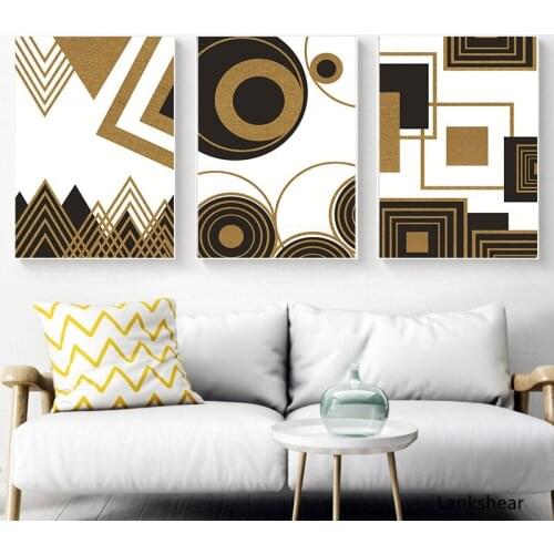 Abstract Geometry Nordic Canvas Painting Home Decor Bright Minimalist Poster Art Print Living Room Office Decor Poster Painting