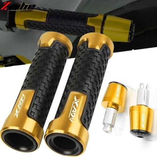 MotorcycleAccessories 7/8" 22MM Handlebar Grips Ends Handle Bar Grip End Cap Plugs For Honda XADV750 XADV X-ADV 750 2017 2018