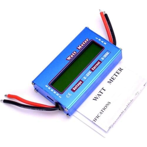 DC 60V 100A Balance Voltage Battery Power Analyzer RC Watt Meter Checker Professional Watt Meter Balancer Charger RC Tools Y4QA