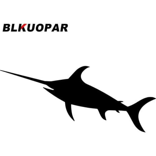 BLKUOPAR for Undersea Wild Fish Shark Car Stickers Fashionable Vinyl Decals Sunscreen Trunk Skateboard Decor Car Styling