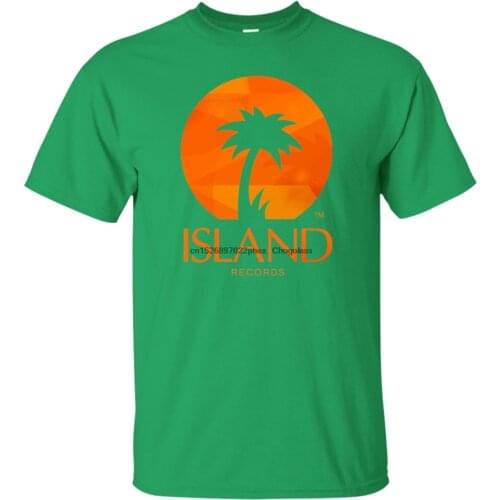 Island Records Caribbean Jamaica Jamaican Record Company Reggae 3 4 sleeve t shirt