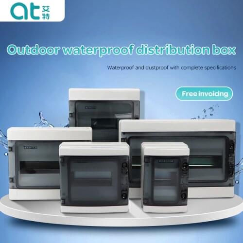 IP65 HA Waterproof Distribution Box Switch Box Breaker Box 4 Ways 8 ways12 Ways without Busbar
