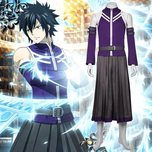 Anime Comic FAIRY TAIL Ⅲ Cosplay costumes Gray Fullbuster Cosplay Costume Uniforms Suits Clothes Full Sets Outfits Wears Adult