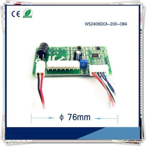 Micro Brushless DC Fan Driver 12V or 24V Brushless Motor Controller WS2406TYC-200-OB4