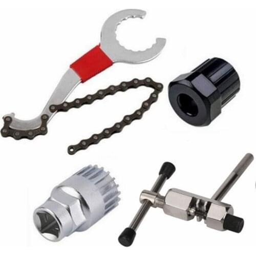 Bicycle Repair Tool Kits MTB Road Bikes Chain Cutter Bracket Freewheel Remover Crank Puller Wrench Maintenance Tools Accessories