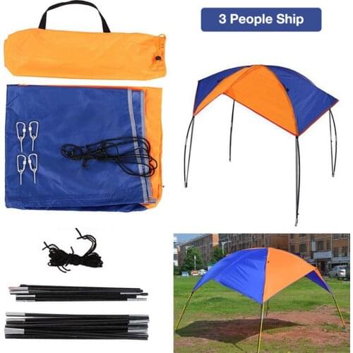 Inflatable Boat Fishing Sunshade Rain Canopy Kayak Kit Sail boat Canopy Top Cover Folding Sunshade Boat Tent Kayak Accessories