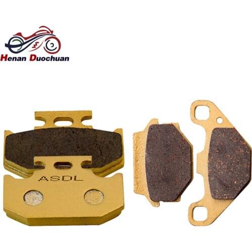 200CC LOW DUST Motorbike Front and Rear Brake Pads For KAWASAKI KDX200 KDX 200 E1 E2 E3 E4 1989-1992 c