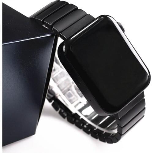 Suitable for Xiaomi smart MI watch exclusive high-end luxury Frosted matte black ceramic strap 20mm bracelet wristband belt band