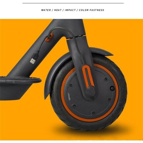 Scooter Wheel Hubs Reflective Sticker Car Styling Reflective Stripe Tape Motorcycle Bike Body Rim Wheel Stripe Tape Stickers Dec