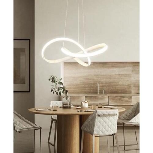 Restaurant light Simple modern led living room bedroom lamp Creative personality Coffee bar Single head dining table Dining