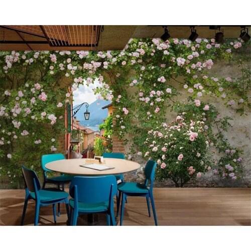 Wellyu Custom mural 3d photo murals papel de parede roses living room bedroom TV background wall papers home decor 3d wallpaper