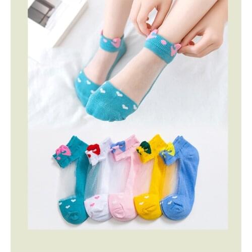 5 Pairs/lot Childrens socks all genders Mesh Cotton Class A boys kids socks for Babies baby girl mesh socks